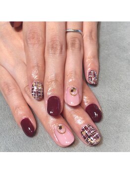 ネイルサロン レーヴ(NAIL SALON REVE)/秋　ツイード