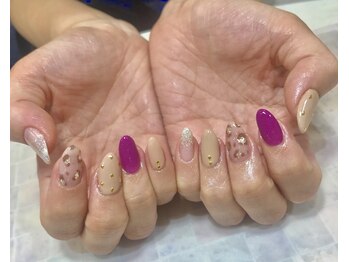 ドレス ネイルアンドアイラッシュ 梅田(Dress)/【Dress 梅田】ヒョウ柄