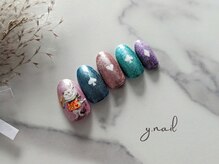 ワイネイル(Y.nail)/不思議の国のうさぎネイル