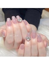 ウィズグリント(with Glint)/10本長さだし+ラメワンカラー