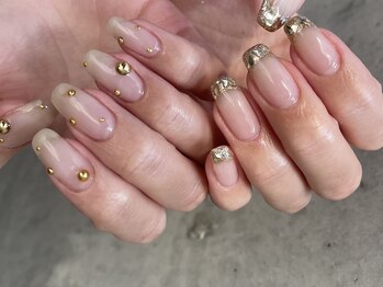 リノ 大阪本町店(lino)/ニュアンスネイル【6.25.s2】