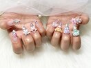 テーマパークネイル