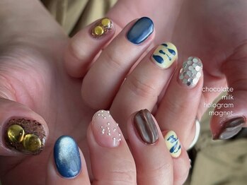 ルカ 原宿(lux)/個性派ニュアンスネイル