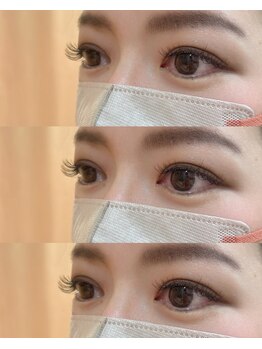 クロップ アイラッシュ/シルクタッチ 100本