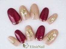 エリクサーネイル 新宿3丁目(Elixir Nail)/定額a シンプル/クーポン使用