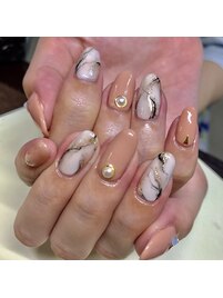 大理石ネイル☆
