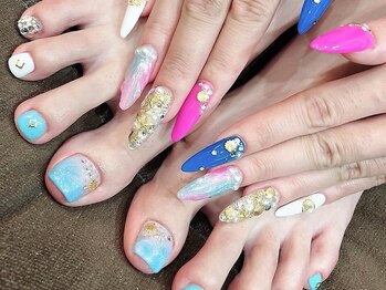 リッチネイル(Rich Nail)/フットハンド☆summer