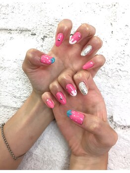 プライズアイリス アイラッシュ 池袋東口店(prize Iris eyelash)/お客様 夢かわネイル☆