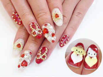 ネイルコレクション ピンク(Nail Collection Pink)/スカルプ放題+キャラ★キティー