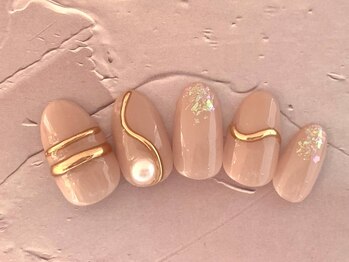 ラテネイル(Latte Nail)/ミラーネイル