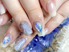 人魚の鱗/ジュエリー/グラデ