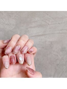 アティックネイルアトリエ(attic nail atelier)/アシメネイル★