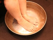 リンパサロン カナサ(Kanasa)/足湯～施術前カウンセリング～