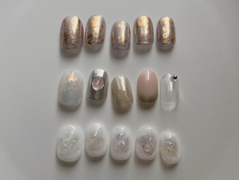 トゥーモカネイルサロン 駒沢大学店(to_mokha nail salon)の写真/オリジナルサンプルが豊富！雰囲気に合わせたニュアンス・色作り・お任せデザインが得意♪パラジェル使用◎