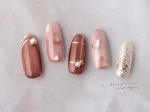 サンミーゴネイル 神戸店(Sunmego Nail)/マグネットネイル×ハートネイル