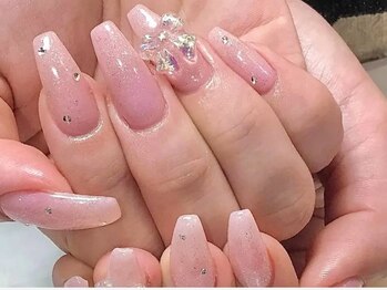 クレアラルーチェ 倉敷西阿知店(Crea la Luce)の写真/ロング派☆お爪のコンプレックス解消♪フォルムにもこだわり時短チップやアクリルでの長さだしも可能♪