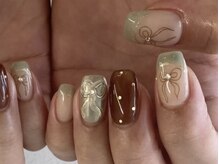 ラクエ(Laque)/リボン　ボルドー