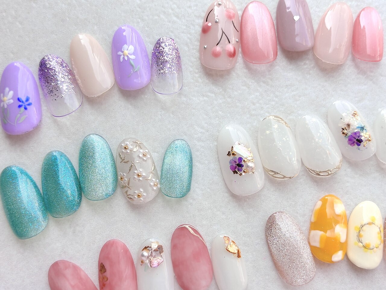 【春限定】Spring定額デザインパラジェル込☆ ピールオフ変更◎美容液付き☆