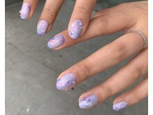 ナンバーネイル 名駅(N° nail)/紫陽花ネイル