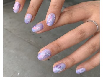 ナンバーネイル 名駅(N° nail)/紫陽花ネイル