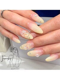 フィルインを続けて自爪ロング☆