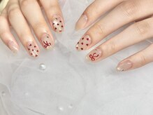 ネイル アンド まつげエクステサロン キュア(Cure)/マグネット×ハート×リボン