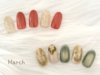 ナイスデイ(Niceday!)/ネイリスト佐藤 3月デザイン