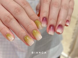 ピスタチオグリーン×葡萄カラー