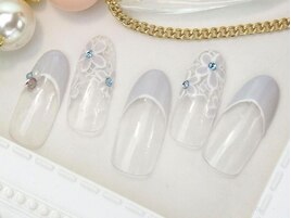 ＊グレー×クリアレース＊