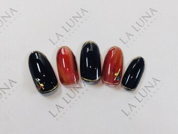 ラルナ ネイルアンドアイラッシュサロン(LA LUNA nail & eyelash salon)/～タイダイアシメ～