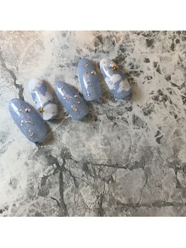 グラマラス アンジェアイ 荻窪店(glamourous ange eye)/雲ネイル