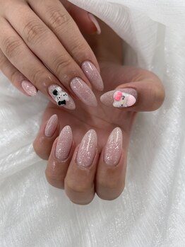 アルトビューティーギャラリー(ARTO beauty gallery)/ワンカラー+キティちゃん