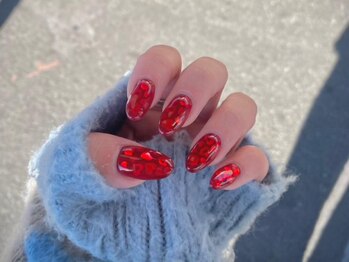 シェリーラメール 池袋店(cherie la mer)/ハート埋め尽くしネイル