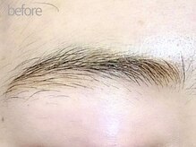 アイプロリッシュ 恵比寿(eyeprolish)/before アイブロウwax