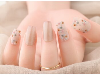 マグネットフラワーネイル