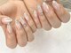 ペルルネイル(perle nail)の写真/華やかブライダルネイルにも！オフィスOKの上品デザインも◎特別な日も普段も輝く指先へ★