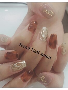 ジュエルネイルサロン(Jewel)/べっ甲ネイル