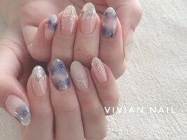 フラワー　インク