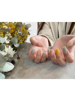 手描きアートが得意なサロン