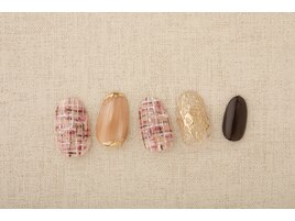 パラジェル　ツイードネイル