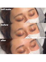 サン ヘアーアンドメイク(Sa N.HAIR&MAKE)/HBL＋WAX＋MAKE