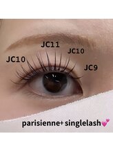 ルナジュエル(Luna-jewel)/PARISIENNELASHLIFT+SINGLELASH
