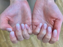 夏のホワイトグラデーション