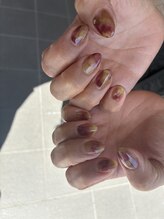 ランテテスマッジ(Rantete smudge)/ニュアンスネイル