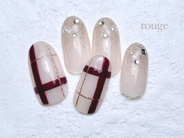 ボルドーチェック