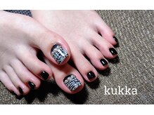 クッカ(kukka)/ツイードフットネイル♪