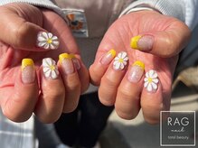 ラグ ネイル(RAG nail)/ぷくぷく/フレンチ/ラメ