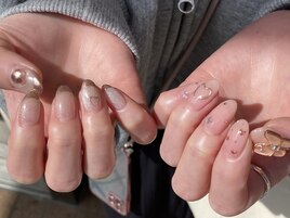 ミラーフレンチ×蝶々