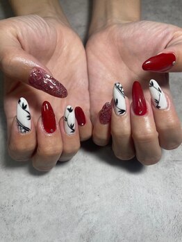 ブリスネイル うるま店(Bliss. nail)/スカルプ長さ出し10本＋130分