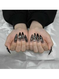 グラデーションアートネイル